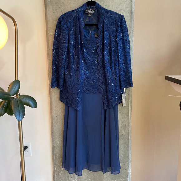NEW Alex Evenings - Mother of the Bride Dress - NWT - Picture 1 of 9